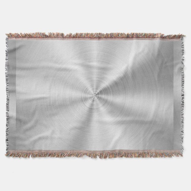 Metalliskt skina silver för elegant Faux Filt (Framsidan)