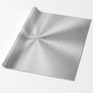 Metalliskt skina silver för elegant Faux Presentpapper
