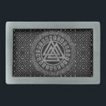 Metalliskt Valknut för silver symbol på Celtic<br><div class="desc">Metalliskt Valknut för silver symbol på Celtic mönster</div>