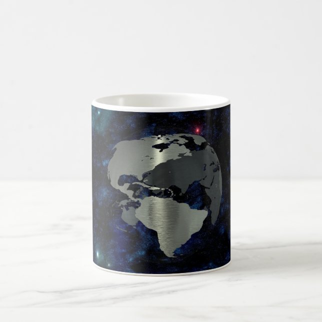 Metalljordjordklot Kaffemugg (Center)