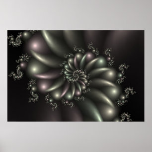 MetallJulia Fractal Poster