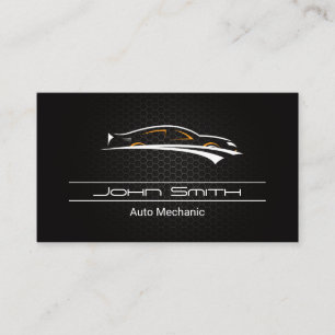 Metallkolsfiber Mönster Automatisk Logotyp Visitkort