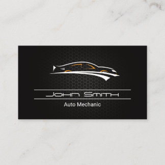 Metallkolsfiber Mönster | Automatisk Logotyp Visitkort
