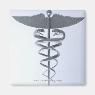 Metallläkarundersökningcaduceus Magnet