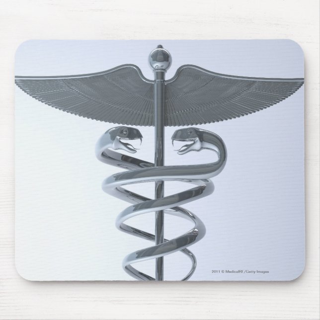 Metallläkarundersökningcaduceus Musmatta (Framsidan)