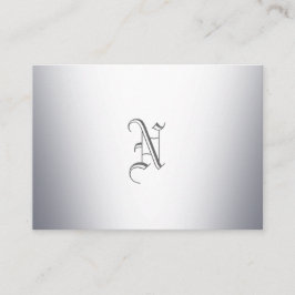 MetallMonogram Visitkort