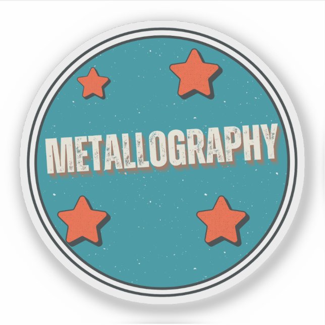 Metallografi Klistermärken (Framsida)