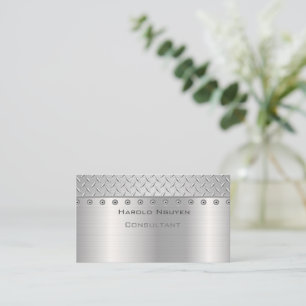 Metallologiskt rostfritt stål för industrigaller visitkort