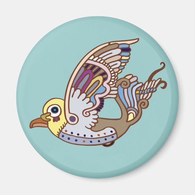 Metallon Bird Magnet (Framsidan)