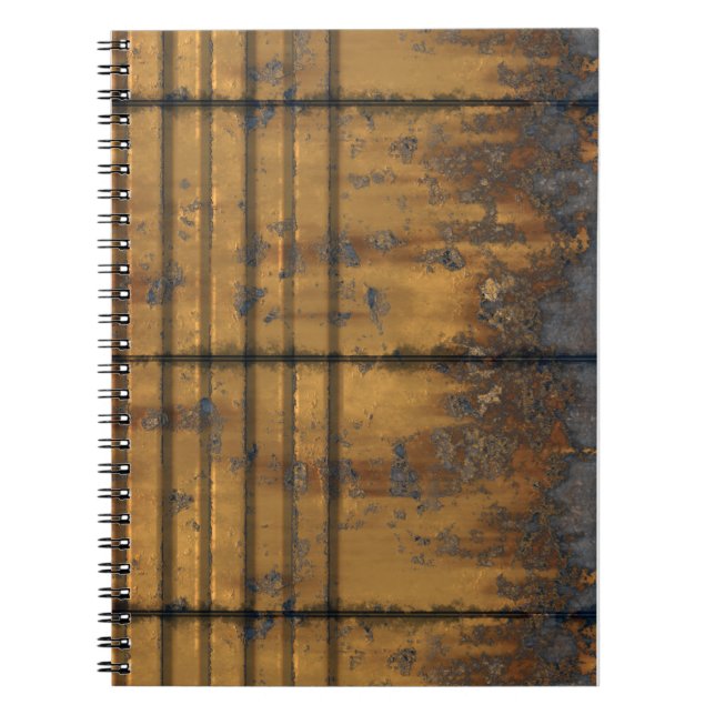 Metallpaneler 1 anteckningsbok med spiral (Framsidan)