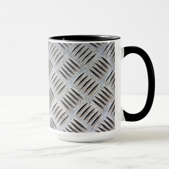 Metallplattstruktur Mugg (Höger)