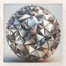 metallreflekterande design boll