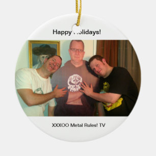 Metallregler! JulprydnadSKURKROLL Julgransprydnad Keramik