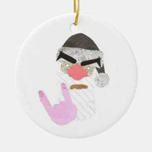 MetallSanta prydnad Julgransprydnad Keramik