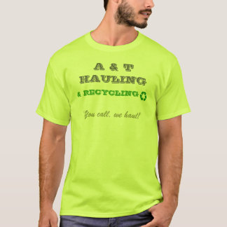 MetallScrapperT-tröja, skräpborttagning, återvinna Tee Shirt