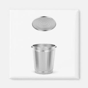 Metallsopor kan med locket magnet