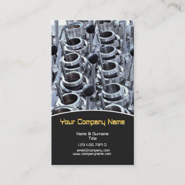 Metallurgical materialingenjörmetallurgist visitkort (Framsida)