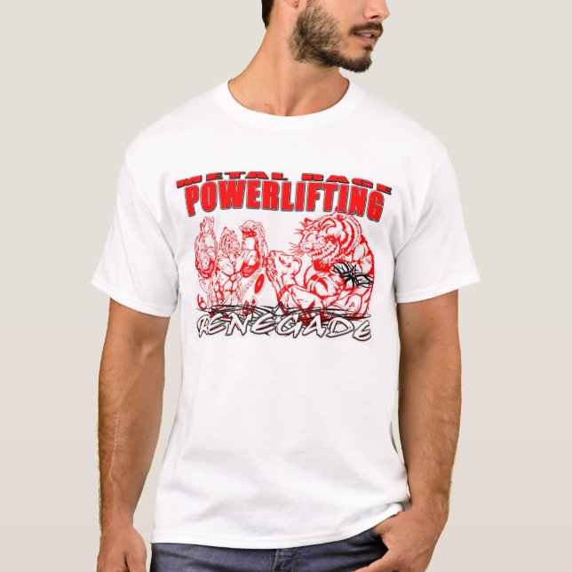 metallursinne som powerlifting tröja (Framsida)