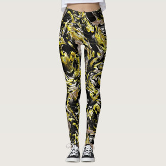 Metallvävd konst 1 Leggings