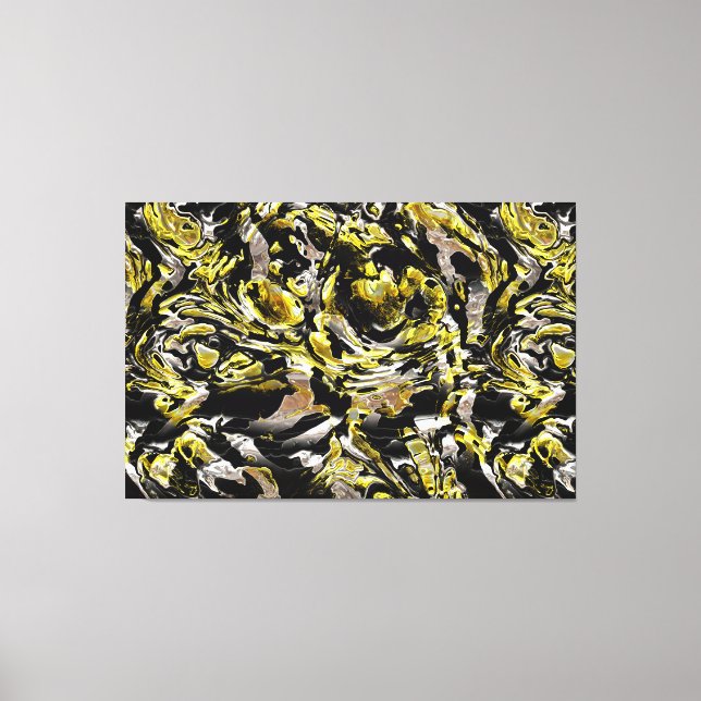 Metallvävd konst 1 lindad canvas (Framsida)