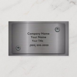 Metallvisitkortar Visitkort