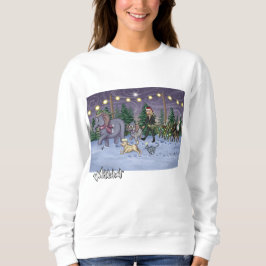 Metalphant familjeträd vuxen sweatshirt t shirt