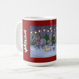 Metalphant familjeträdsmugg kaffemugg