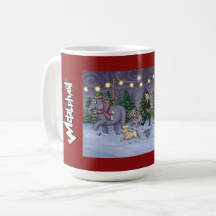 Metalphant familjeträdsmugg kaffemugg