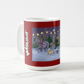 Metalphant familjeträdsmugg kaffemugg