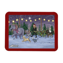 Metalphant Family Tree Magnet