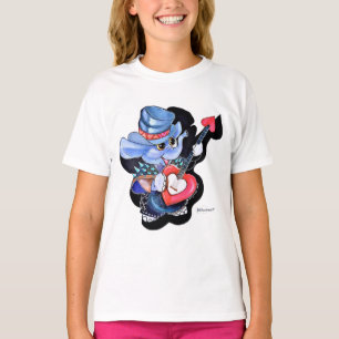 Metalphant Heart Guitar Flickans T-shirt