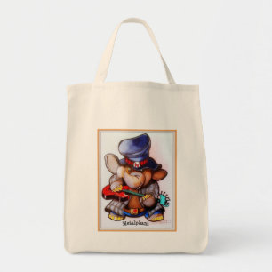 Metalphant med gitarrtote bags - olik stilar tygkasse