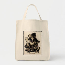 Metalphant metallWilbur tote bags - olik stilar Tygkasse