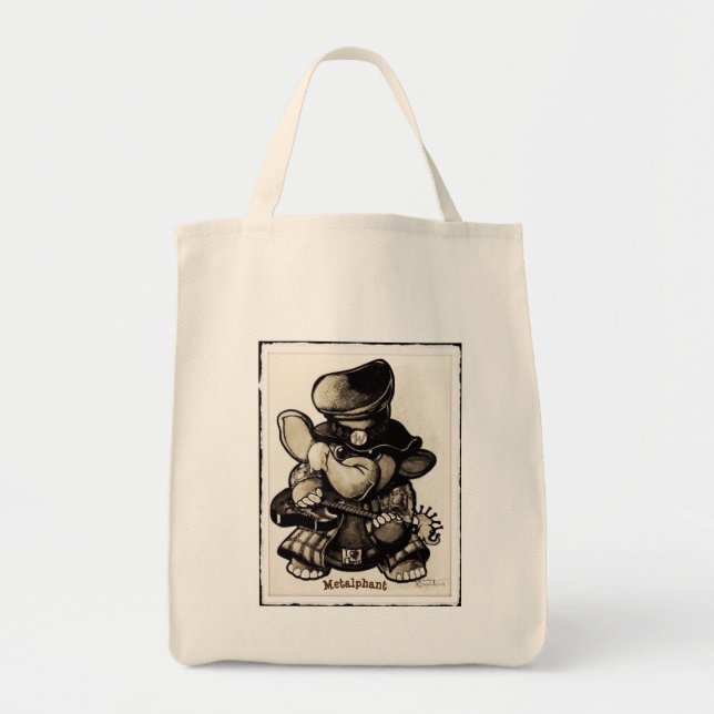 Metalphant metallWilbur tote bags - olik stilar Tygkasse (Framsidan)