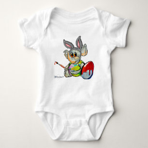 Metalphant Påskhare Baby Bodykostym T Shirt