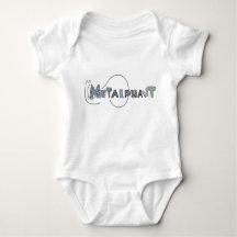 Metalphant pastellfärgad babyBodysuit