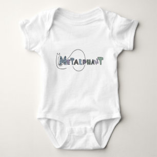 Metalphant pastellfärgad babyBodysuit T Shirt