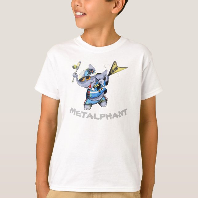 Metalphant sportunge T-tröja T Shirt (Framsida)