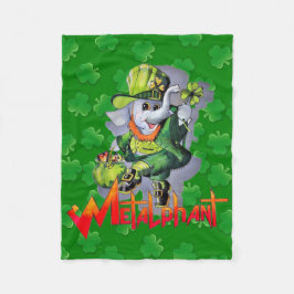 Metalphant St. Phantrick Fleece Blanket