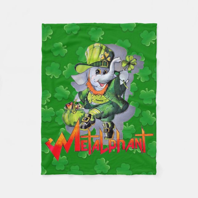 Metalphant St. Phantrick Fleece Blanket (Framsidan)