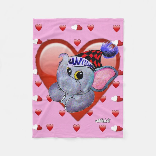 Metalphant Valentine Fleece Blanket (Framsidan)
