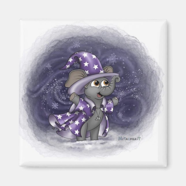 Metalphant Wilbur i Winter Magnet (Framsidan)