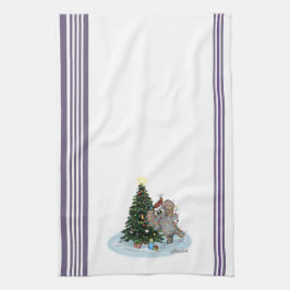 Metalphant Wilbur in Lightts Kitchen Towel Kökshandduk