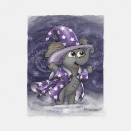Metalphant Wilbur in Winter Fleece Blanket