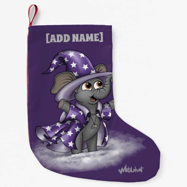 Metalphant Wilbur in Winter Stocking Liten Julstrumpa (Framsidan)