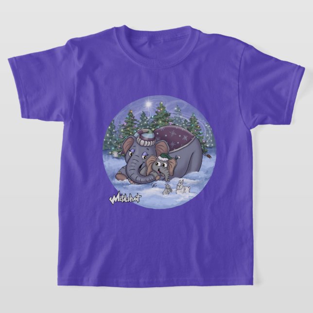 Metalphant Wilbur & Mamma Barn T-shirt (Laydown)