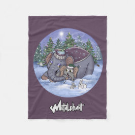 Metalphant Wilbur & Mom Fleecefilt