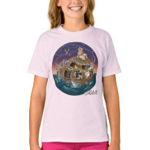 Metalphant Wilbur & Noah-ery's Ark Girl's T-shirt