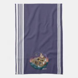 Metalphant Wilbur & Noah-ery's Ark Kitchen Towel Kökshandduk