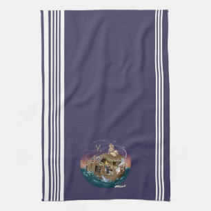 Metalphant Wilbur & Noah-ery's Ark Kitchen Towel Kökshandduk